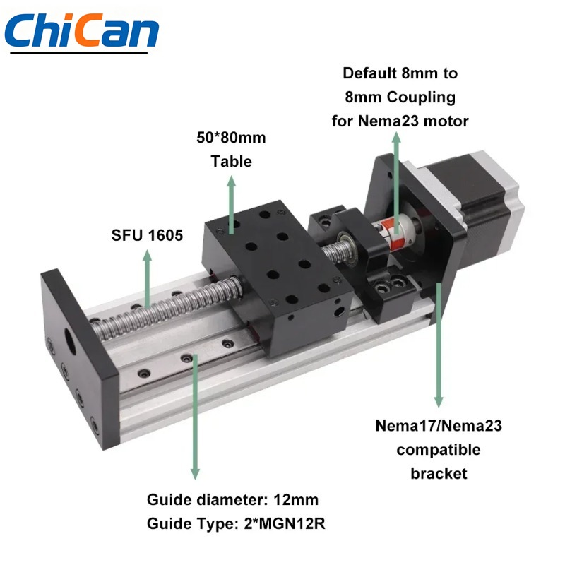 Linear Guide Rail - 【özel tasarım】CNC Bilyalı Vidalı Lineer Ray