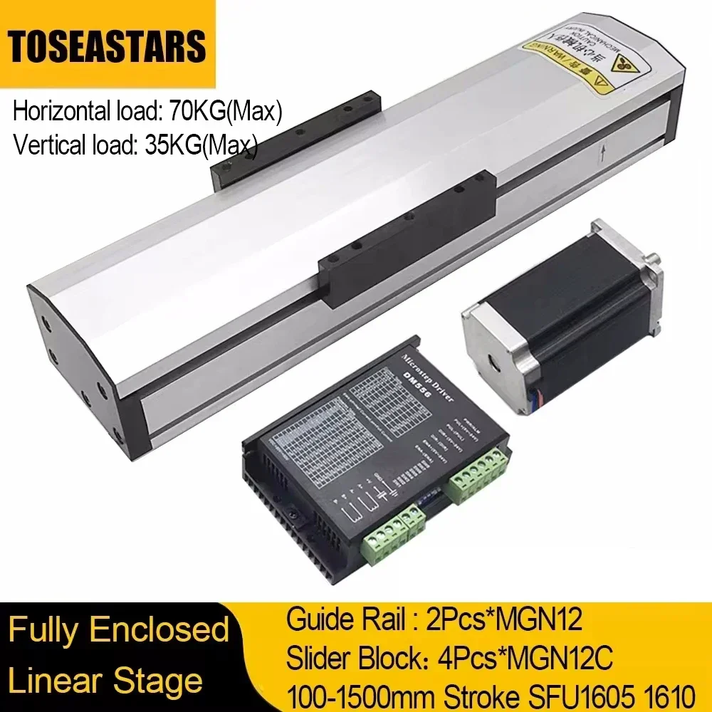 Linear Guide Rail - Tamamen Kapalı Lineer Ray Kılavuzu Slayt