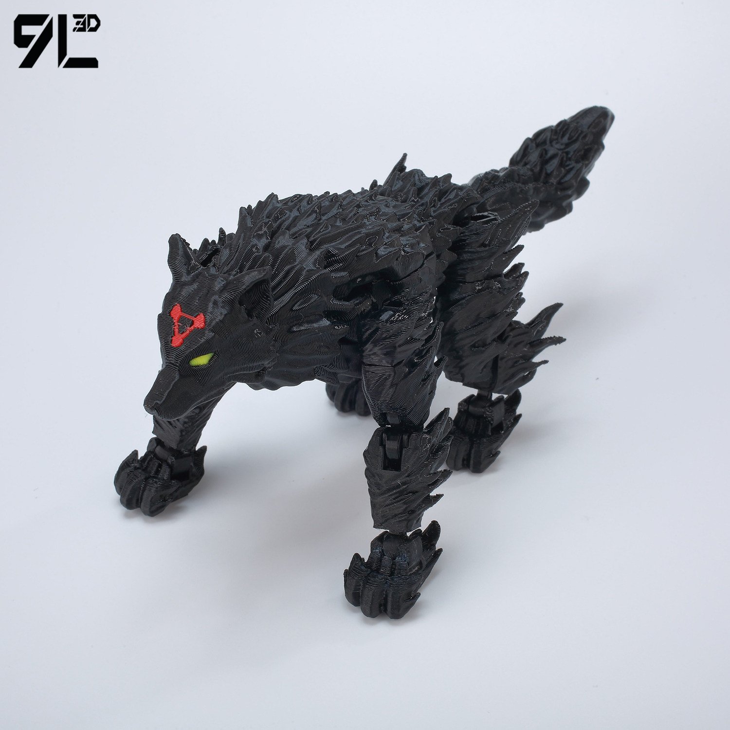 3D Printing Plastic - 9L3D Lucky13 Dummy13 Form Aksiyon Figürü