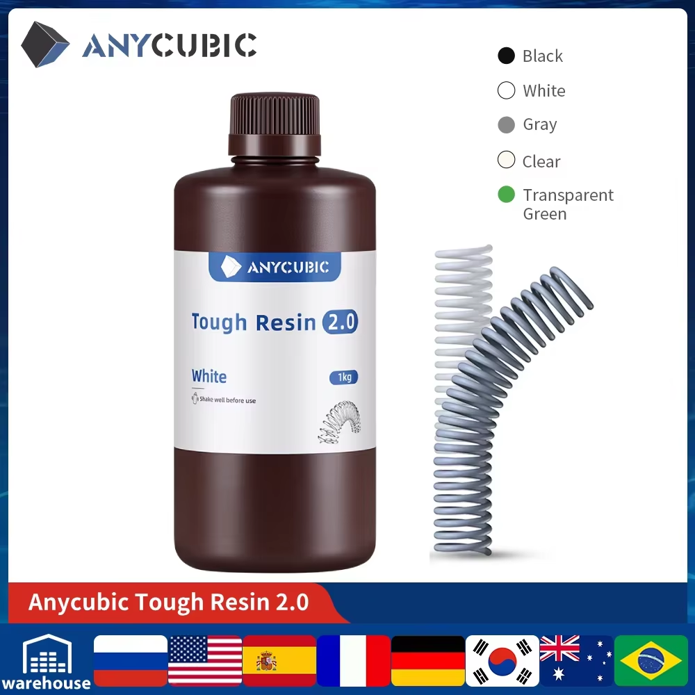 3D Printing Dental - ANYCUBIC Esnek Sert Reçine 2.0 405nm