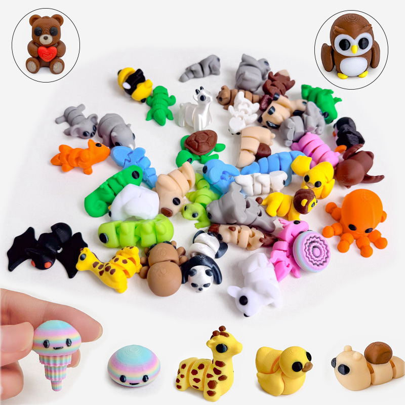 3D Printing Household Items - 10-50 Adet 3D Baskılı Renkli Mini