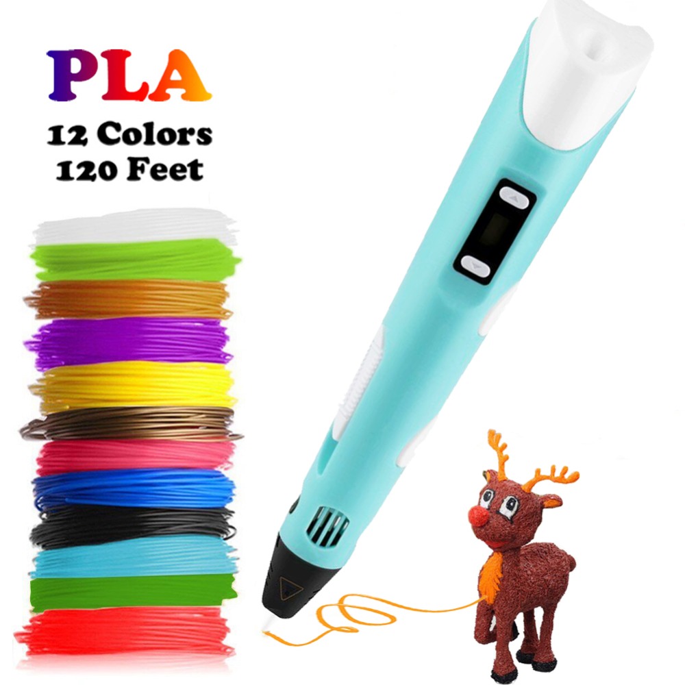 3D Printing Pen For Kids - Dikale 3D Kalem LED Ekran DIY