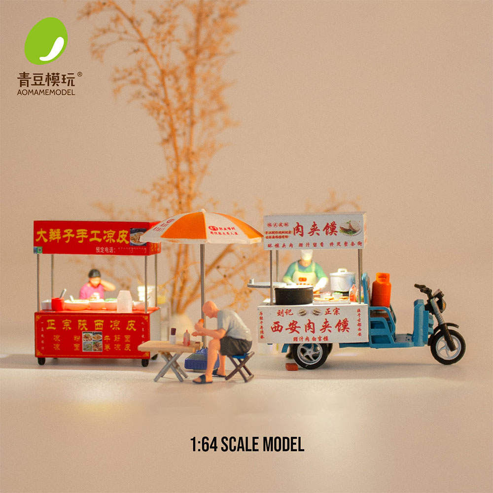 3D Printing Article - 1/64 Gece pazarı Model Kiti-Yüksek Hassasiyetli