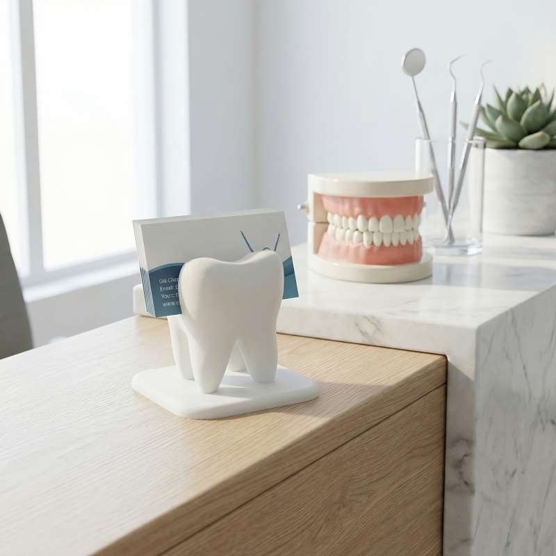3D Printing Dental - 3D Baskılı Diş Şekilli Kartvizitlik Diş