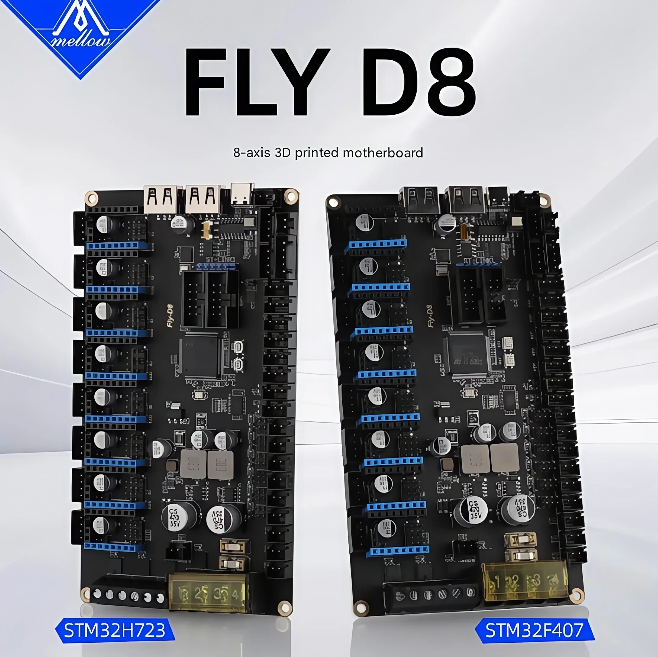 Mellow Fly 3D D8 8 - Eksenli A - Motherboard 3D Printer incelemesi ve fiyatı