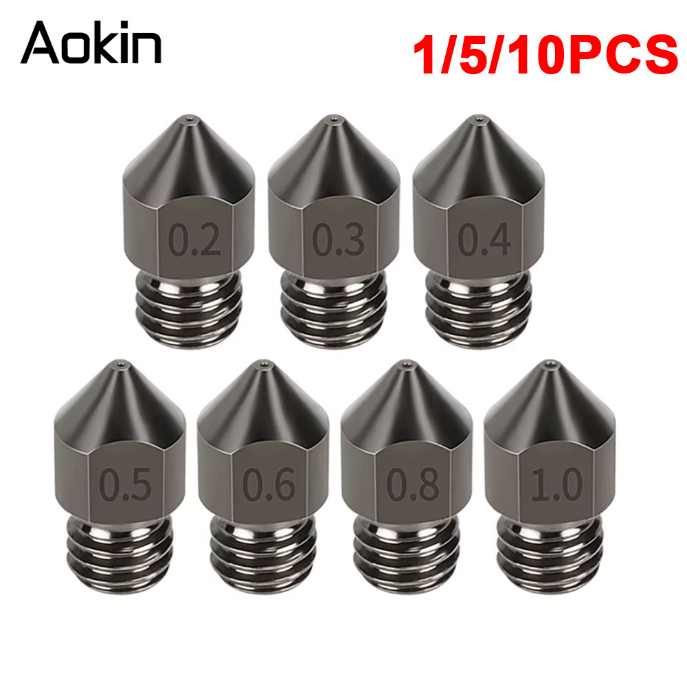 1/5/10 adet MK8 meme yükseltme - Nozzle 0.4Mm Hardened incelemesi ve fiyatı