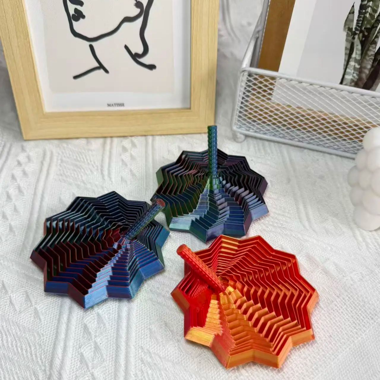 1 adet 3D baskı altıgen dönen  - 3D Printing Household Items incelemesi ve fiyatı