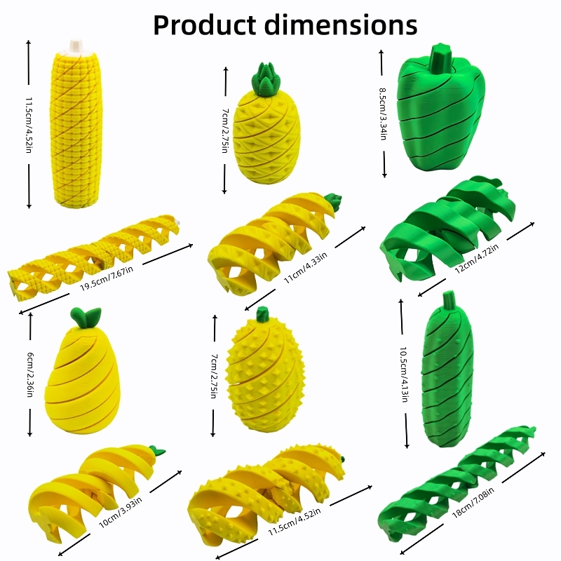 3D Baskılı Meyve ve Sebze Stre - 3D Printing Household Items incelemesi ve fiyatı